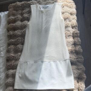 Bailey 44 Textured Cream Mini Dress